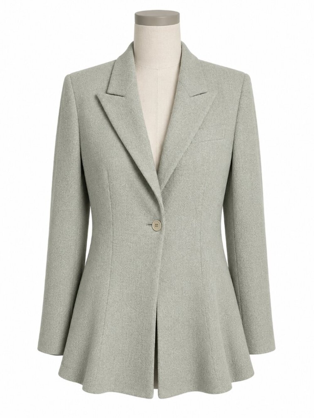 Emporio Armani Women's Green and Grey Jacket